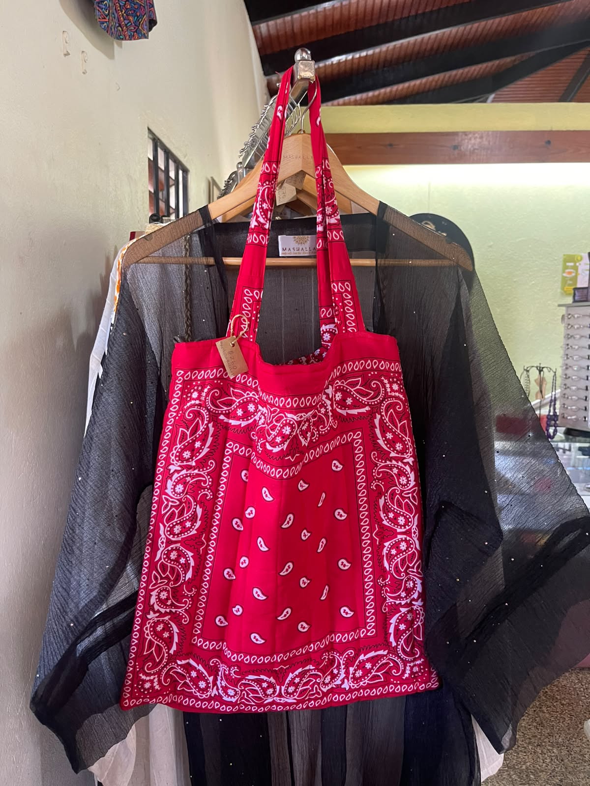 Bandana Tote By Mashallah the label.