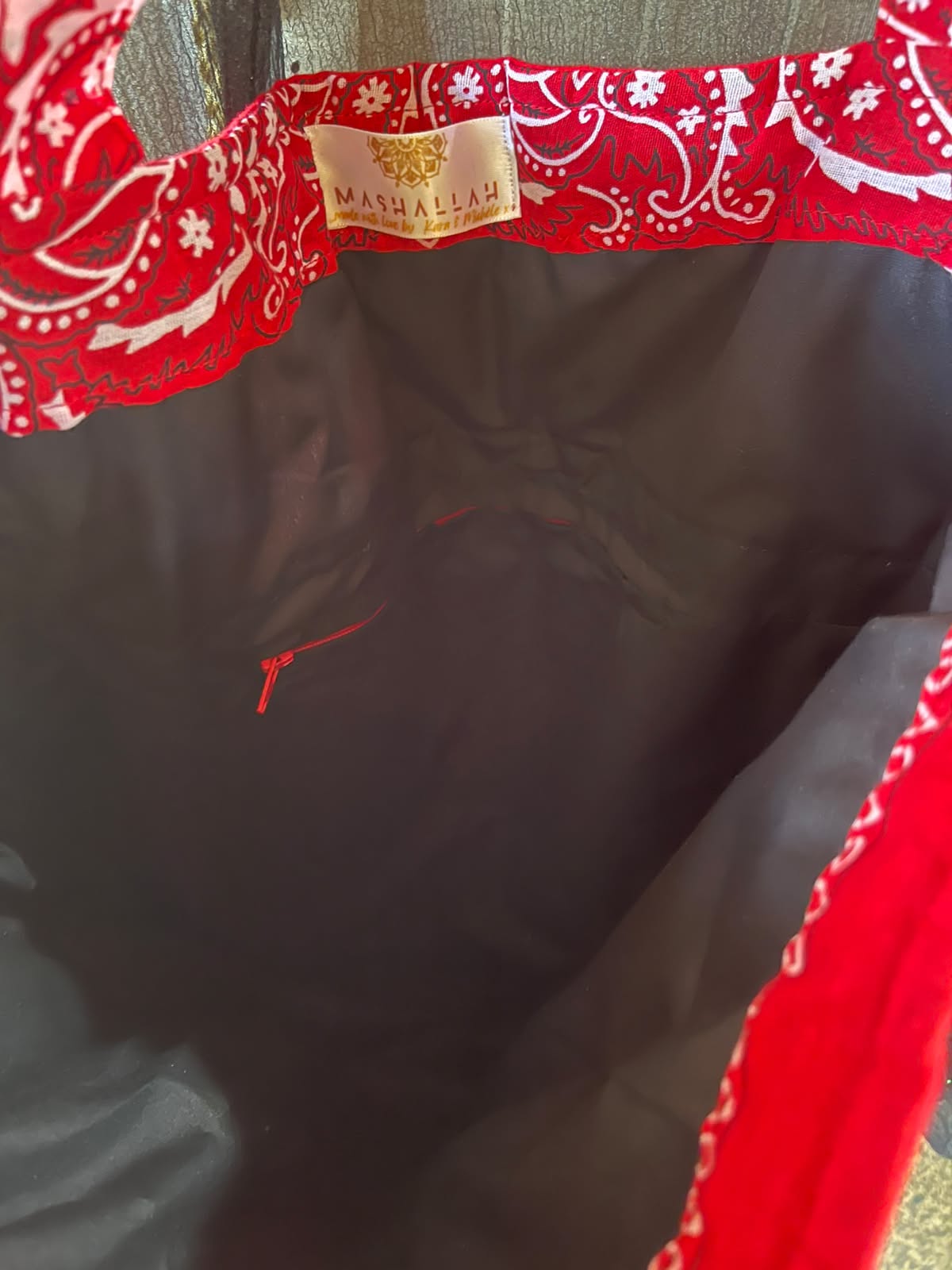 Bandana Tote By Mashallah the label.