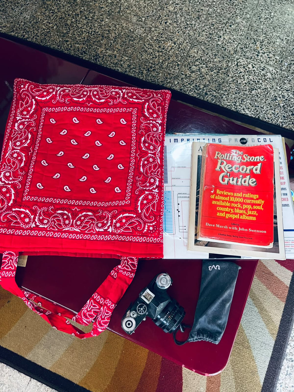 Bandana Tote By Mashallah the label.