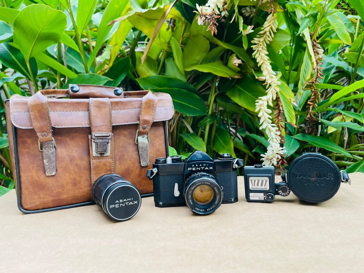 Vintage Asahi Pentax Camera Kit